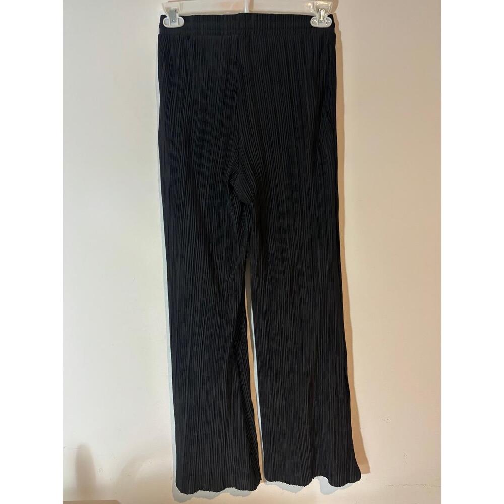 Serra Women’s Small Wide Leg Pleated Beach Swim Cover Up Pants Vacation Black - Picture 6 of 12